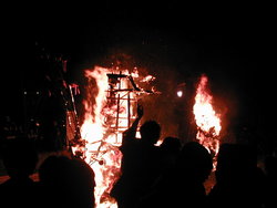 春を告げる奇祭　近江八幡左義長祭　～夜編～