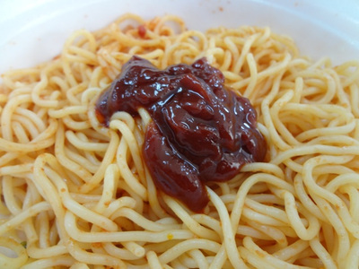 イタリアンなお洒落な昼食？　日清 Spa王 ナポリタン！