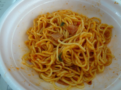 イタリアンなお洒落な昼食？　日清 Spa王 ナポリタン！