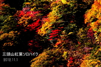 三頭山紅葉ソロハイク 2012/11/04 19:30:18