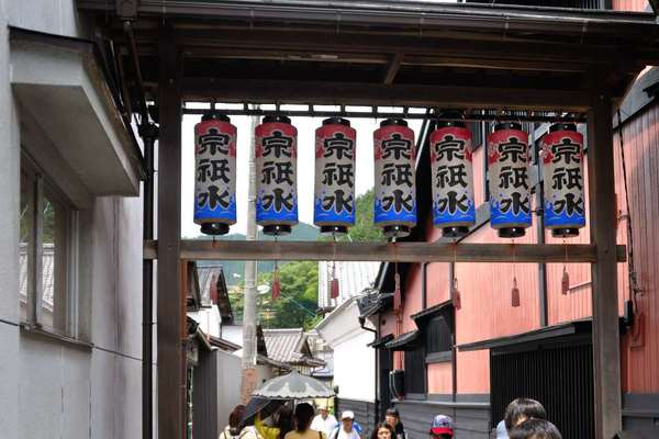 盆踊りの頃　川面に吹く風　in 郡上八幡・吉田川