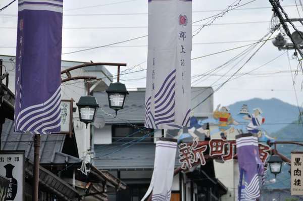 盆踊りの頃　川面に吹く風　in 郡上八幡・吉田川