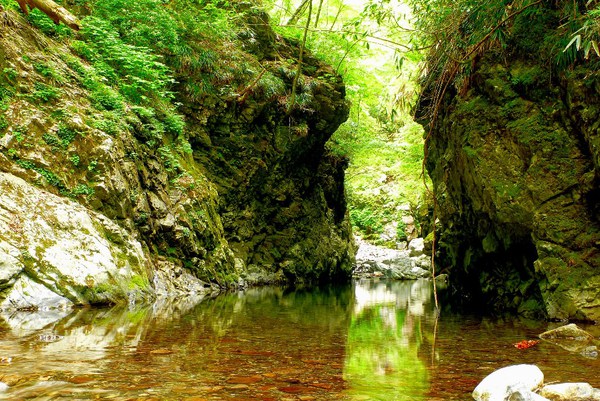 びしょ濡れモードで大峰・神童子谷