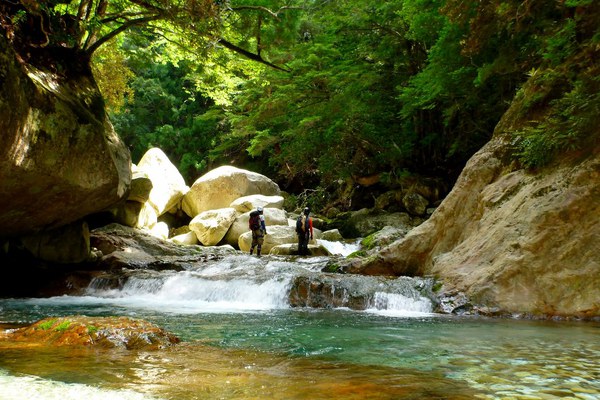 大峰・前鬼川で沢登りコラボ企画