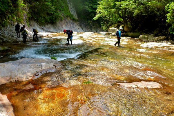 大峰・前鬼川で沢登りコラボ企画