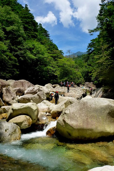 大峰・前鬼川で沢登りコラボ企画