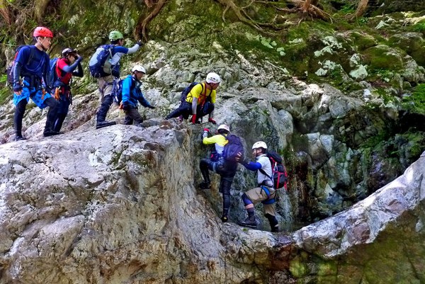 大峰・前鬼川で沢登りコラボ企画