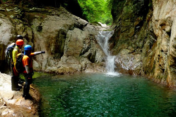 大峰・前鬼川で沢登りコラボ企画