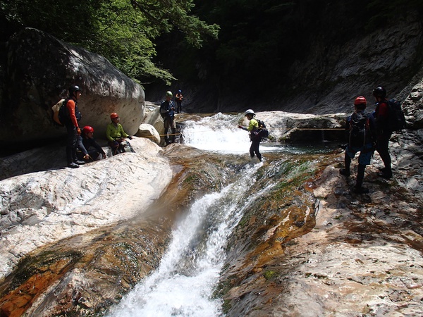 大峰・前鬼川で沢登りコラボ企画