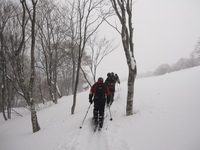 バックカントリー大日ヶ岳　2010年１月1日