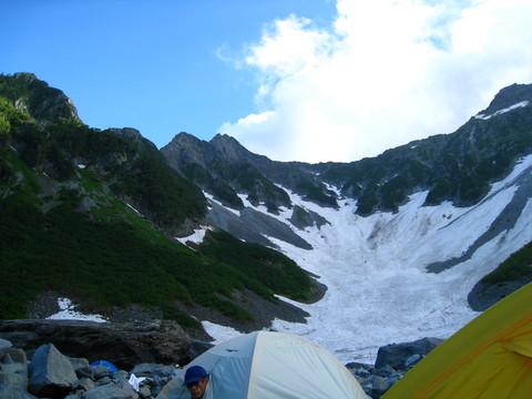 奥穂高岳～前穂高岳　２００８年７月２９日（火）３０日（水）