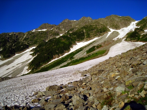 奥穂高岳～前穂高岳　２００８年７月２９日（火）３０日（水）