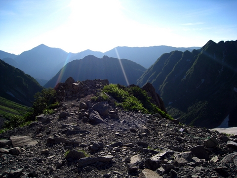 奥穂高岳～前穂高岳　２００８年７月２９日（火）３０日（水）