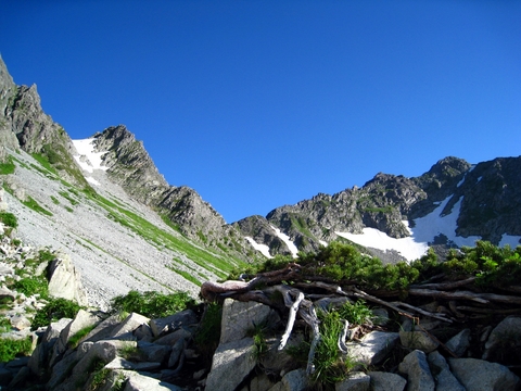 奥穂高岳～前穂高岳　２００８年７月２９日（火）３０日（水）