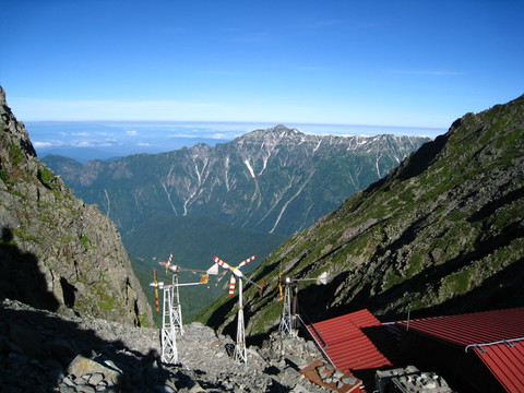 奥穂高岳～前穂高岳　２００８年７月２９日（火）３０日（水）