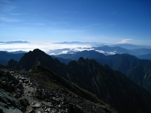 奥穂高岳～前穂高岳　２００８年７月２９日（火）３０日（水）