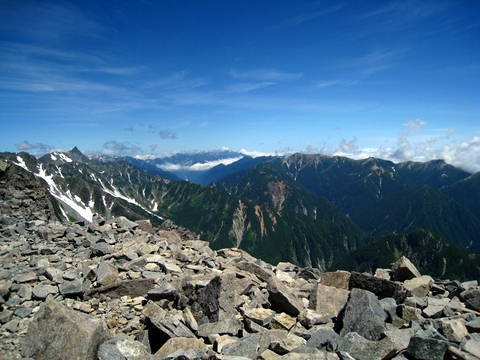 奥穂高岳～前穂高岳　２００８年７月２９日（火）３０日（水）