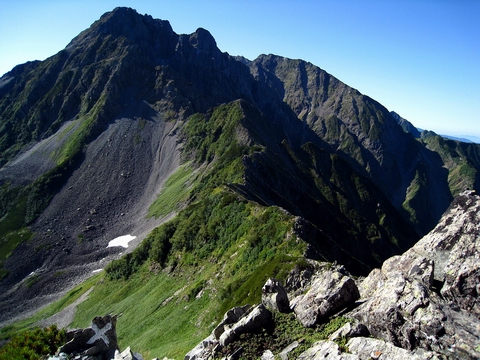 槍ヶ岳～穂高岳　０８年９月１０日（水）～１２日（金）２日目
