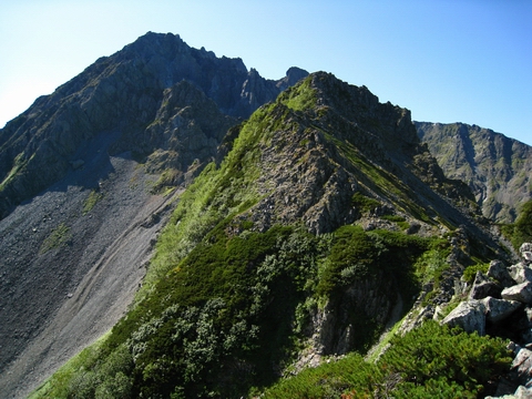 槍ヶ岳～穂高岳　０８年９月１０日（水）～１２日（金）２日目