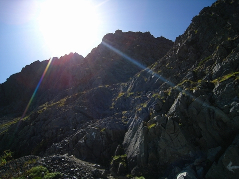 槍ヶ岳～穂高岳　０８年９月１０日（水）～１２日（金）２日目
