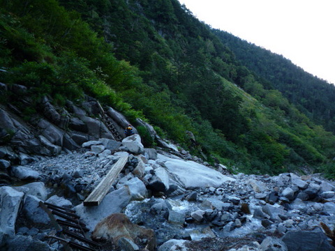 奥穂高岳～西穂高岳　２００８年９月２３日（火）２４日（水）