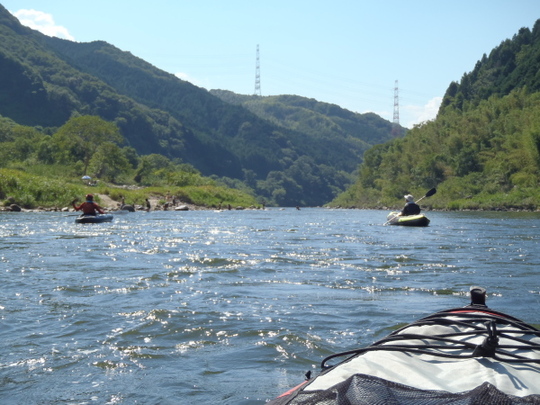 初めての川下りキャンプ