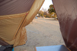居候ふらり　初岡山進出キャンプその４　小川　シャンティ　２