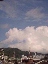 朝から