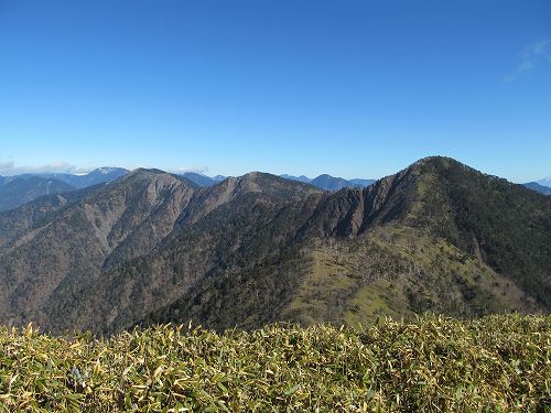 南ア深南部絶景地　バラ谷の頭　登山編