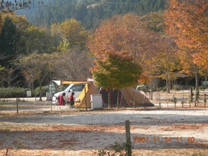 晩秋の「TACランド　いたどり」