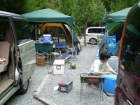 今年のキャンプは好天でした