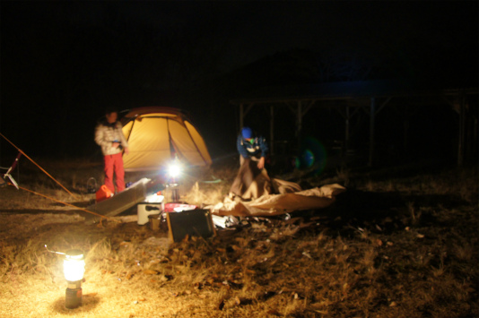 ソロキャン忘年会in木谷山