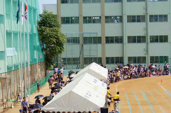 長女・中学体育大会