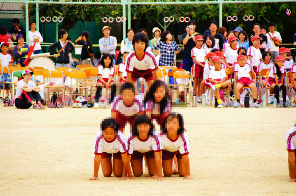 息子小学校最後の運動会