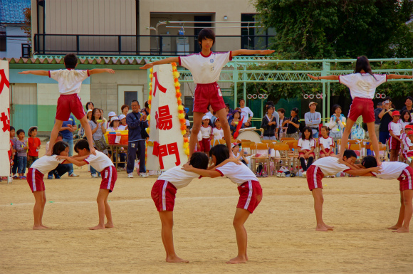 息子小学校最後の運動会