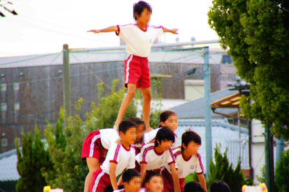 息子小学校最後の運動会