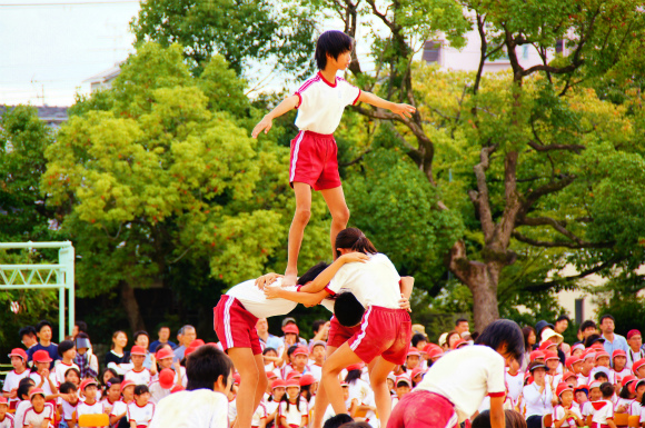 息子小学校最後の運動会