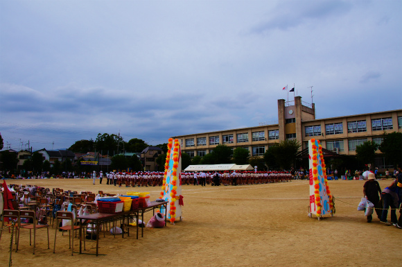 息子小学校最後の運動会