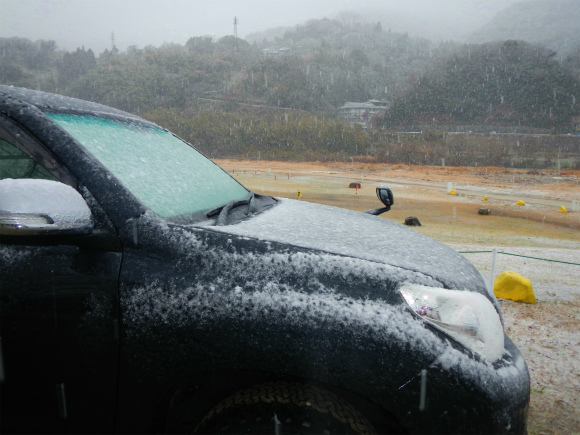 新年会キャンプ＠笠置　　～大雨＆雪撤収は懲り懲り～