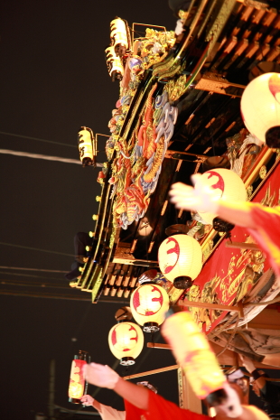 夜祭りサンタ