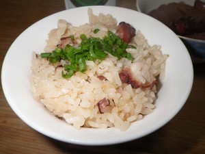 先日のタコの行方は・・・・。