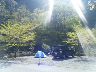 ソロキャンプレポート　神之川キャンプ場