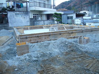 ログ＊ハウス～　基礎工事