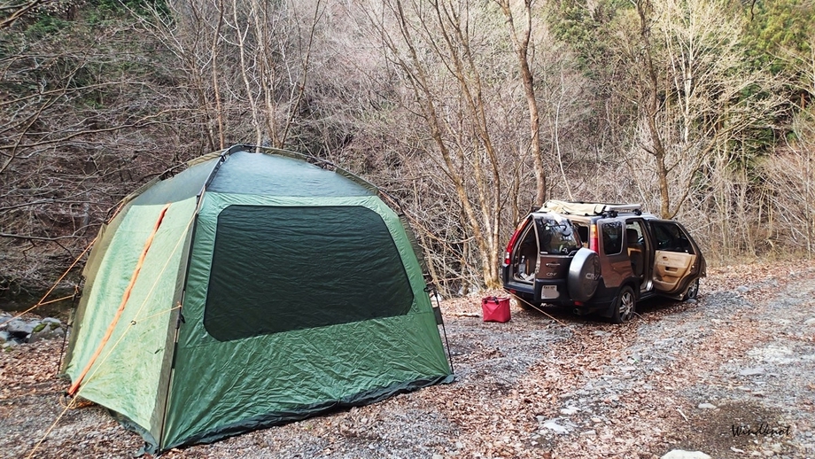 初イワナ(ちび)、さよならCRV
