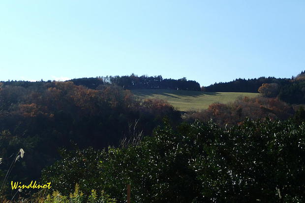 大霧山で虹を見た