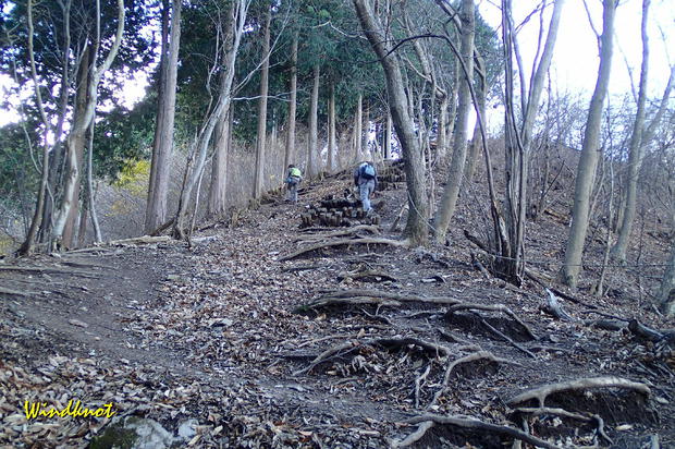 大霧山で虹を見た