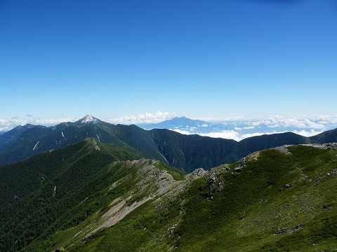 北岳と間ノ岳でひーひー。　その２