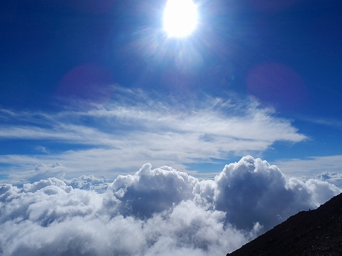 須走口からお鉢巡り　～富士登山