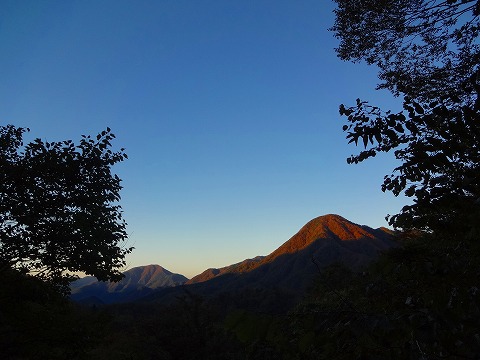 オプショナル登山は檜洞丸で