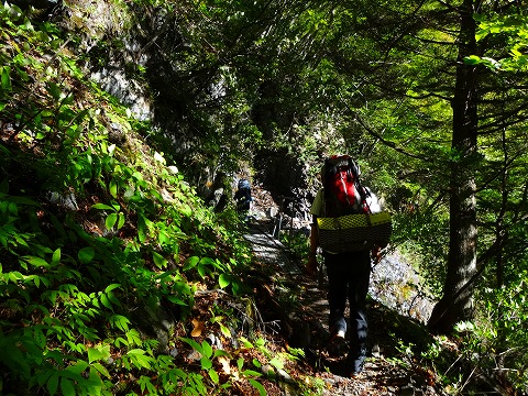 秋晴れの荒川三山～赤石岳　その１